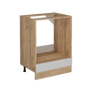 Komfurindbygningsskab R-Line Hvid landhus 60 cm uden bordplade Vicco
