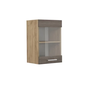 Szklana szafka kuchenna R-Line Szlachetna szarość 40 cm Vicco