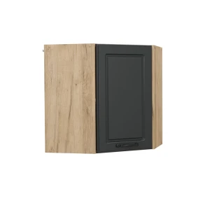 Hjørnehængeskab R-Line Antracit landhus 57 cm Vicco