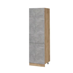 Køleskabsindbygningsskab R-Line Beton 60 cm Vicco