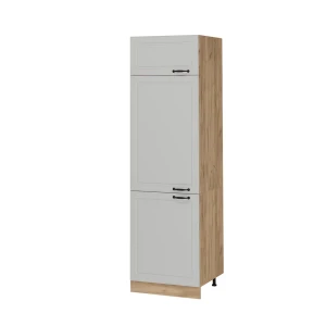 Køleskabsindbygningsskab R-Line Hvid landhus 60 cm Vicco