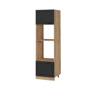 Mikrobølgeovnsskab R-Line Antracit landhus 60 cm Vicco