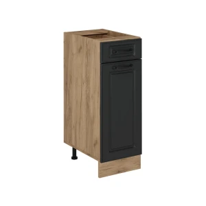 Küchenunterschrank R-Line Anthrazit Landhaus 30 cm ohne Arbeitsplatte Vicco