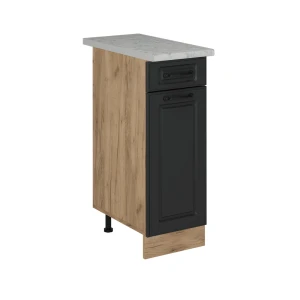 Køkkenskab R-Line Antracit landhus 30 cm BP Marmor Vicco