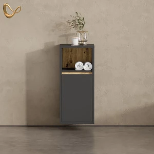 Midischrank Vomano Anthrazit 38 x 80 cm livinity®
