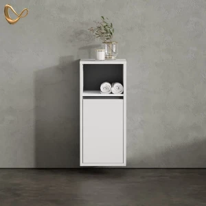 Midischrank Vomano Weiß 38 x 80 cm livinity®