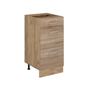 Keittiön alakaappi R-Line Sonoma 40 cm laatikoilla, ilman työtasoa Vicco
