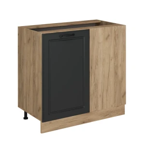 Hjørneskab R-Line Antracit landhus 86 cm uden bordplade Vicco