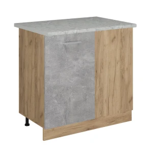 Hjørneskab R-Line Beton 86 cm BP Marmor Vicco