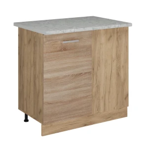 Szafka narożna R-Line Sonoma 86 cm BR Marmur Vicco