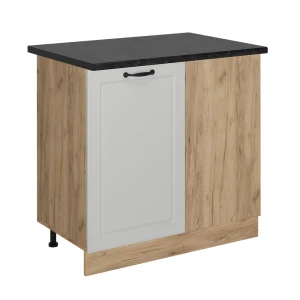 Hjørneskab R-Line Hvid landhus 86 cm , BP Antracit Vicco