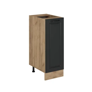 Apothekerschrank R-Line Anthrazit Landhaus 30 cm ohne Arbeitsplatte Vicco