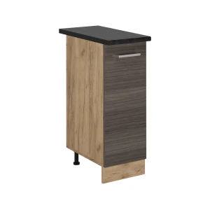 Apothekerschrank R-Line Edelgrau 30 cm , AP Anthrazit Vicco