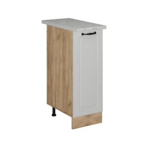 Apotekerskab R-Line Hvid landhus 30 cm BP Marmor Vicco