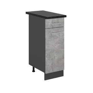 Køkkenskab R-Line Beton 30 cm , BP Antracit Vicco