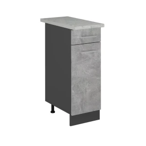 Køkkenskab R-Line Beton 30 cm BP Marmor Vicco