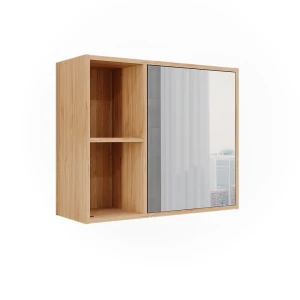 Badeværelsesspejlskab Lucie Bambus 54 x 44.5 cm med spejl Vicco