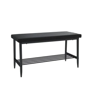 Bænk  Grand Sort 85 x 35 cm Vicco