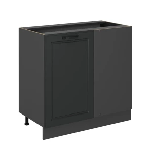 Hjørneskab R-Line Antracit landhus 86 cm uden bordplade Vicco