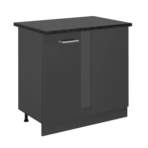 Hjørneskab R-Line Antracit højglans 86 cm , BP Antracit Vicco