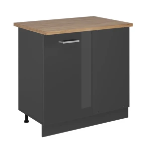 Hjørneskab R-Line Antracit højglans 86 cm , BP Eg Vicco