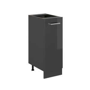 Szafka apteczna R-Line Antracyt wysoki połysk 30 cm bez blatu roboczego Vicco