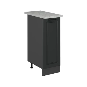 Apotekerskab R-Line Antracit landhus 30 cm BP Marmor Vicco