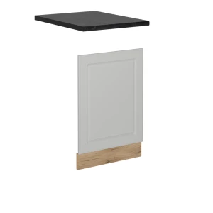 Frontplade R-Line Hvid landhus 45 cm , BP Antracit Vicco
