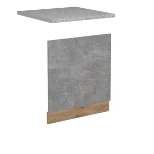 Frontblende R-Line Beton 60 cm , AP Marmor Vicco