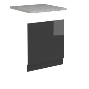 Frontplade R-Line Antracit højglans 60 cm , BP Marmor Vicco