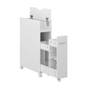 Toiletskab Niva Hvid 18 x 71.3 cm Med udtrækkeligt rum Vicco