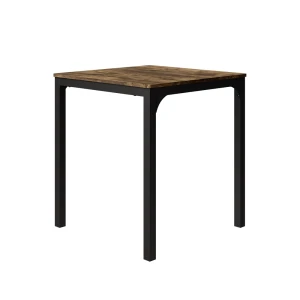 Spisebord Fyrk Sort/eg rustik 70 x 70 cm Vicco