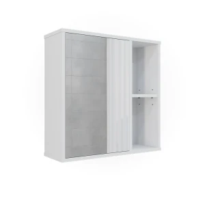 Badeværelsesspejlskab Leano Hvid 60 x 60 cm Vicco