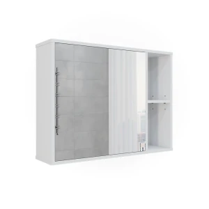 Szafka łazienkowa z lustrem Leano Biały 80 x 60 cm Vicco