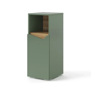 Midi-skab Marelle Grøn/Artisan 30 x 74.5 cm med dør og åbent rum Vicco