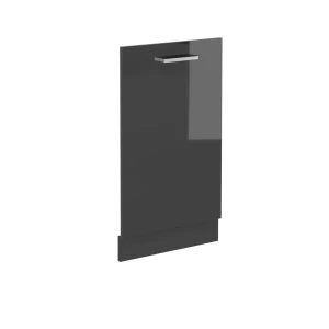 Pannello frontale della lavastoviglie R-Line Antracite lucido 45 cm senza piano di lavoro Vicco