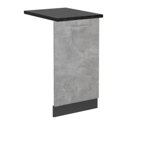 Opvaskemaskinens frontpanel R-Line Beton 45 cm , BP Antracit Vicco