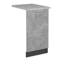 Opvaskemaskinens frontpanel R-Line Beton 45 cm med bordplade Vicco
