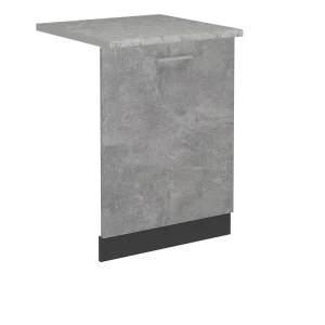 Opvaskemaskinens frontpanel R-Line Beton 60 cm , BP Antracit Vicco