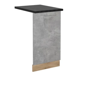 Opvaskemaskinens frontpanel R-Line Beton 45 cm , BP Antracit Vicco