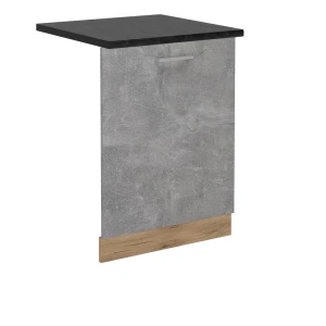 Opvaskemaskinens frontpanel R-Line Beton 60 cm , BP Antracit Vicco