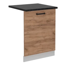 Opvaskemaskinens frontpanel R-Line Gold power oak 60 cm , BP Antracit Vicco
