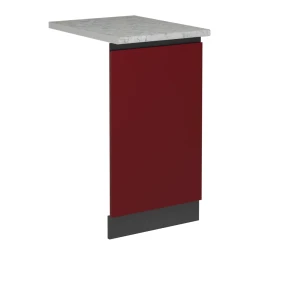 Opvaskemaskinens frontpanel R-Line Rød 45 cm med bordplade Vicco
