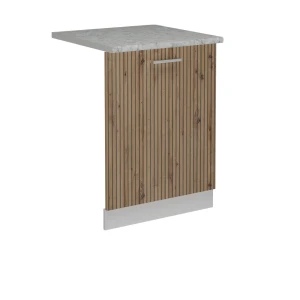 Façade de lave-vaisselle R-Line Chêne Artisan 60cm , PT Marbre Vicco