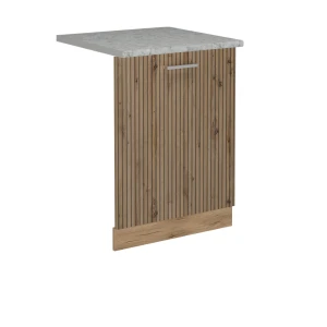 Panel przedni zmywarki R-Line Dąb rzemieślniczy 60 cm , BP Marmur Vicco