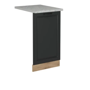 Vaatwasserfrontpaneel R-Line Antraciet landhuis 45 cm , WB Marmer Vicco
