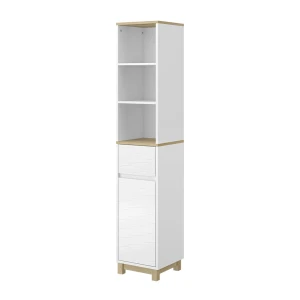 Badeværelsesmøbler Livia Hvid 30 x 151 cm med skuffer Vicco