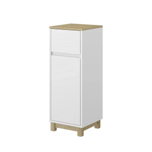 Midi-skab Livia Hvid 30 x 80 cm med skuffe Vicco