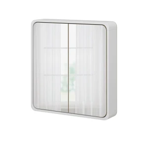 Badeværelsesspejlskab Arla Hvid/eg 60 x 60 cm Vicco