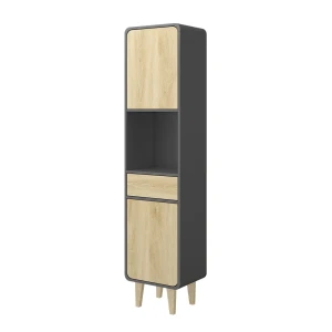 Badeværelsesmøbler Arla Antracit/eg 40 x 161 cm Vicco
